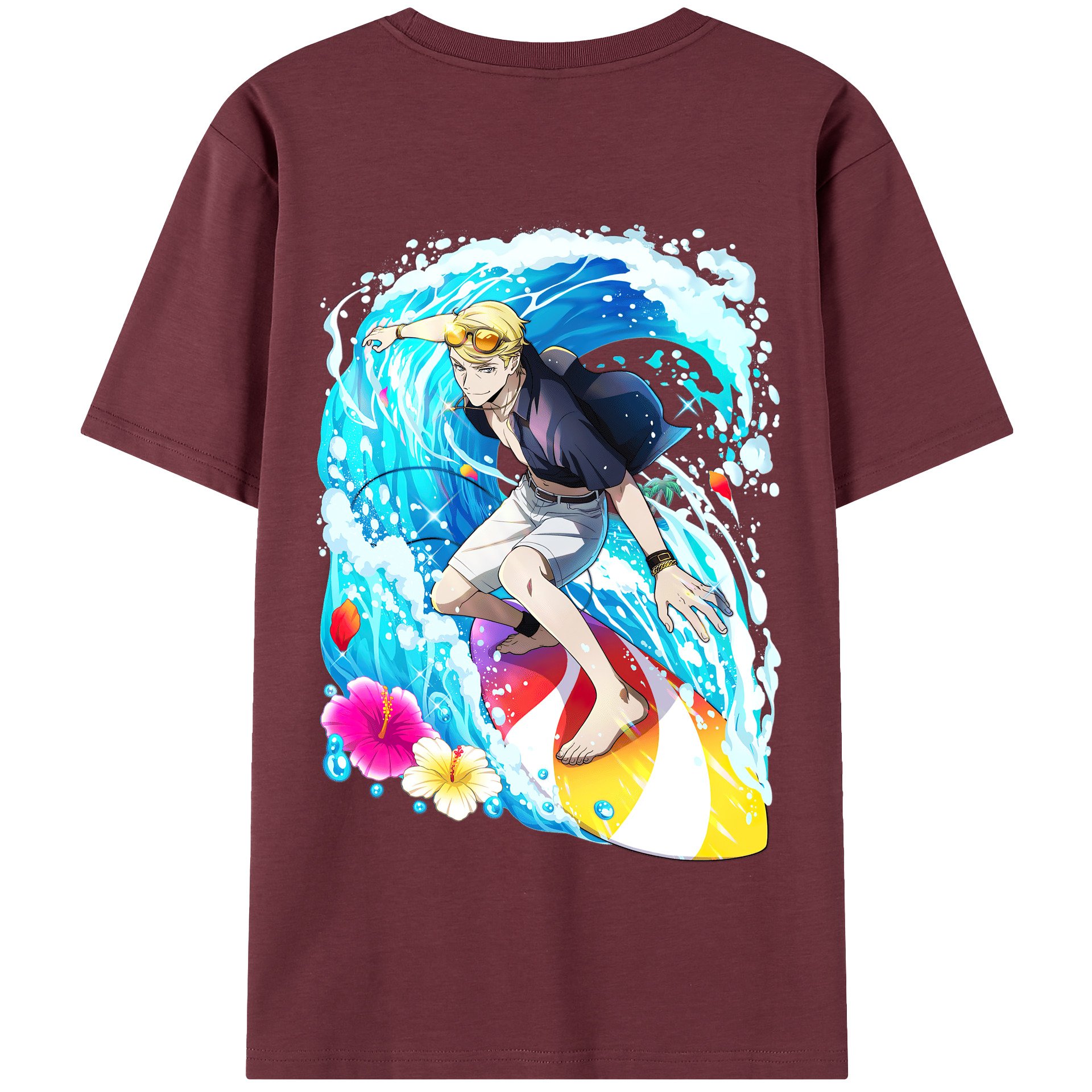 （画像用） 文豪ストレイドッグス Bungo Stray Dogs 綿100％半袖Tシャツ（背面プリント）